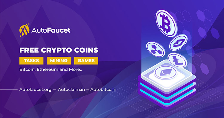 AutoFaucet - Bitcoin (BTC), Ethereum (ETH), Dogecoin (DOGE) faucet