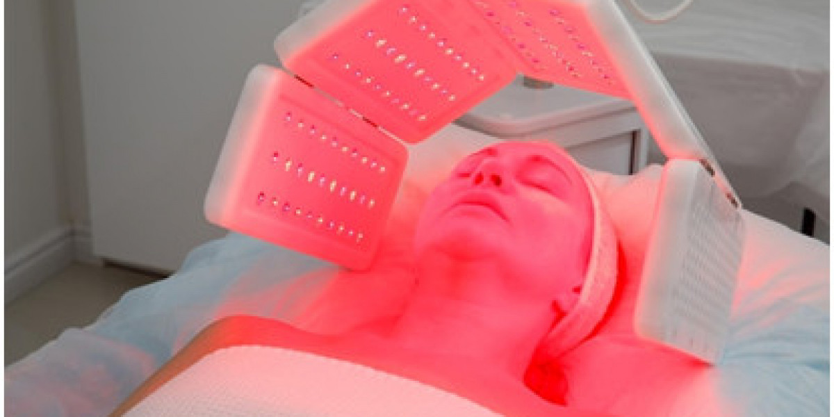 red light therapy before and after