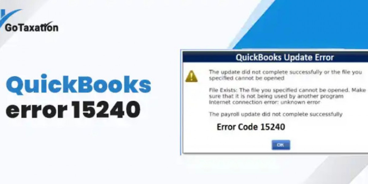 QuickBooks Update Error 15240: Understanding the Troublesome Issue