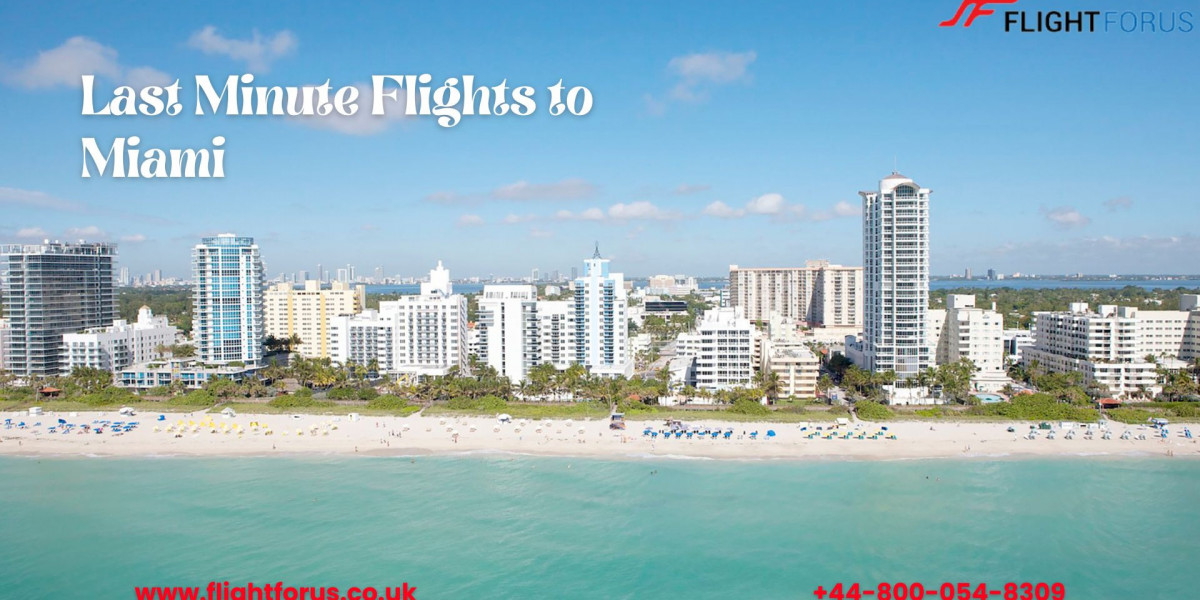 Last Minute Flights to Miami | +44-800-054-8309 | Your Ultimate Guide to Booking and Saving