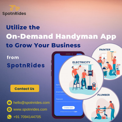 Grow Your Handyman Service with SpotnRides' Uber-Like Handyman App Profile Picture